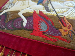 Закладка в Евангелие  Георгий Победоносец